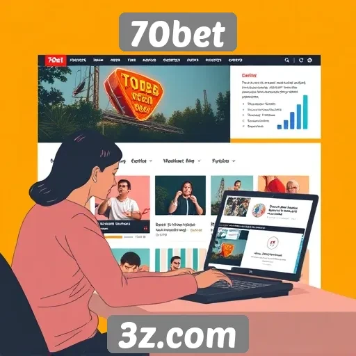 Experiência de usuário no site 70bet analisada