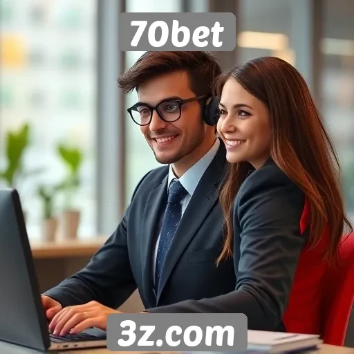 Atendimento ao cliente no 70bet