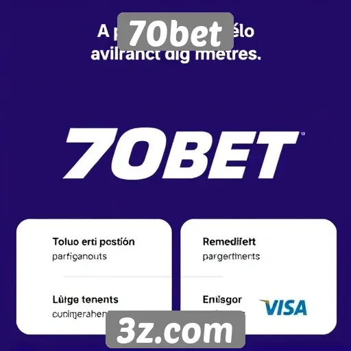 Métodos de pagamento aceitos pelo 70bet